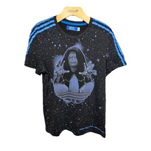 Adidas Star Wars Darth Sidious T Shirt Mens Black Blue‎ Graphic Tee